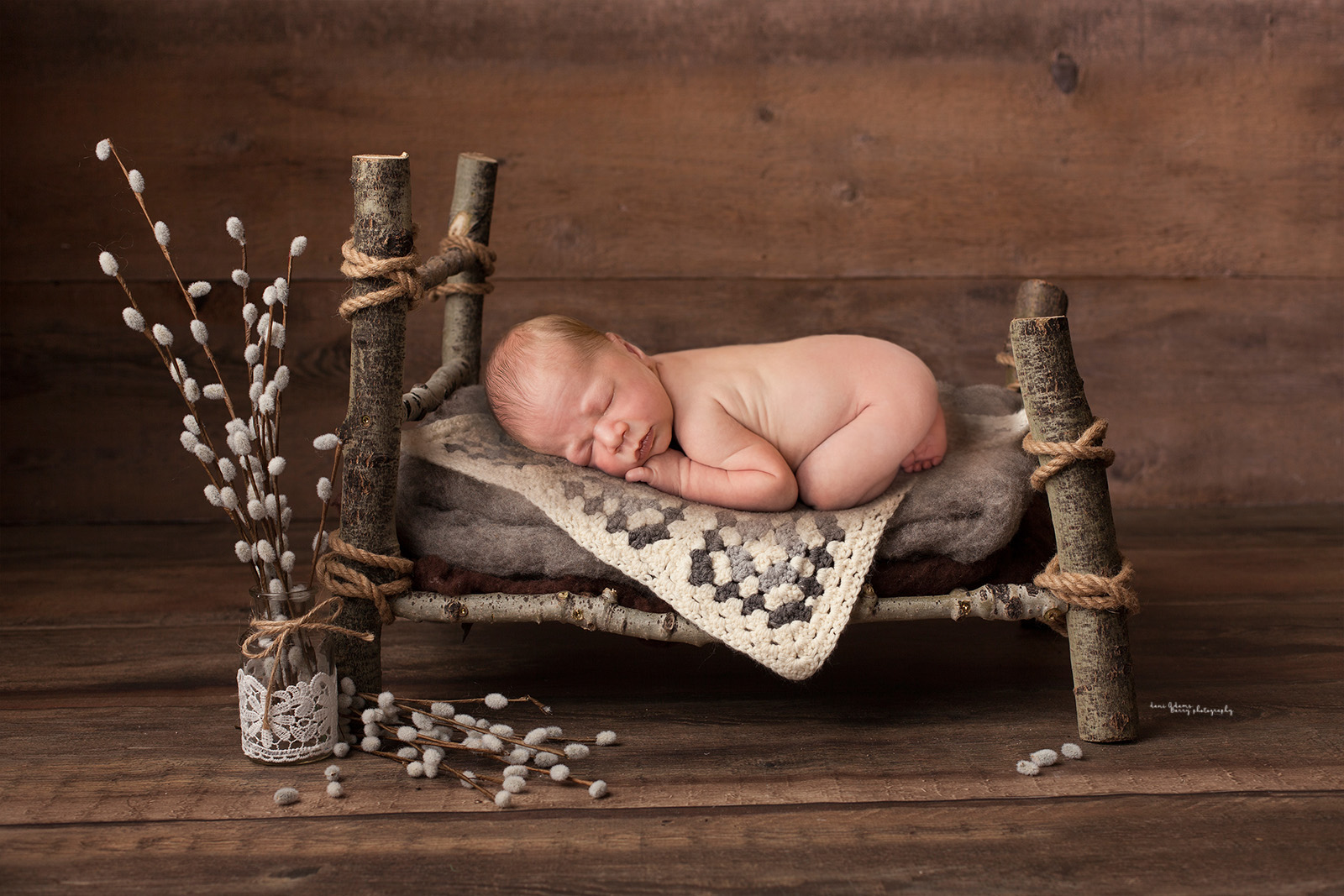 Country Themed Newborn Photos - Newborn Photography