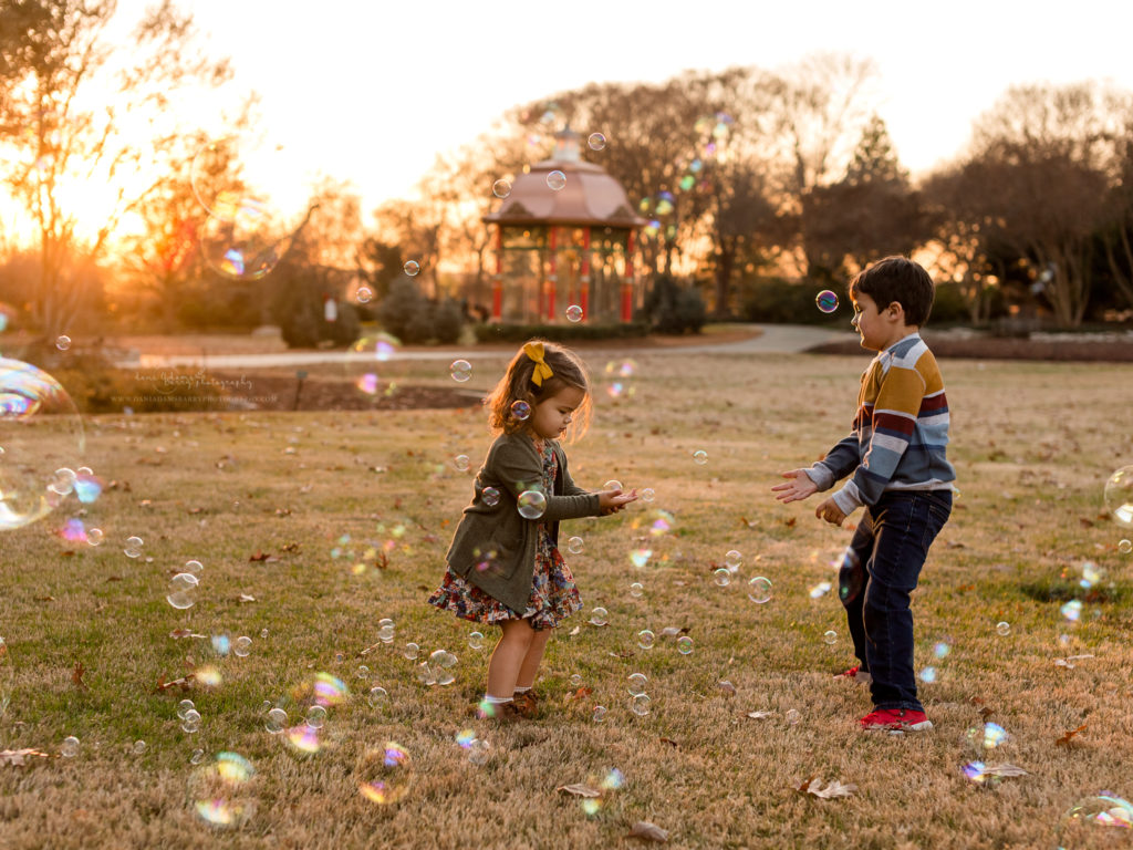 dallas arboretum bubble photos