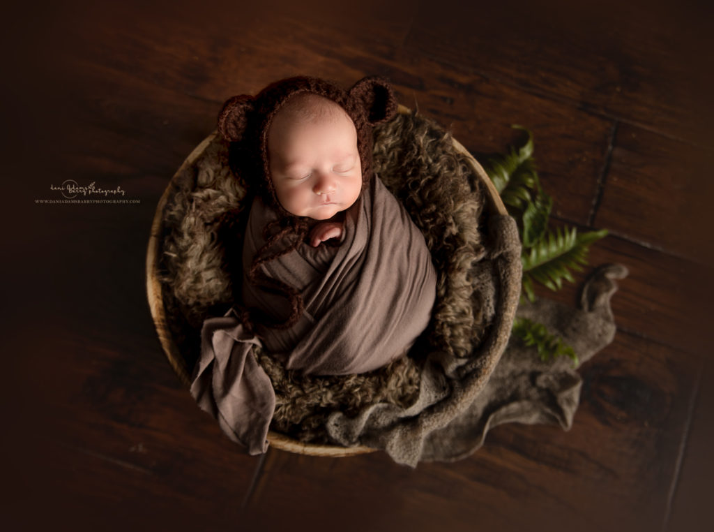 woodland newborn photos 