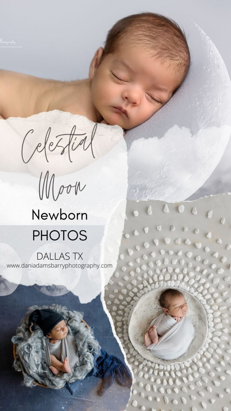 Celestial Newborn Photography -dallas Tx - Dani Adams-barry Photography