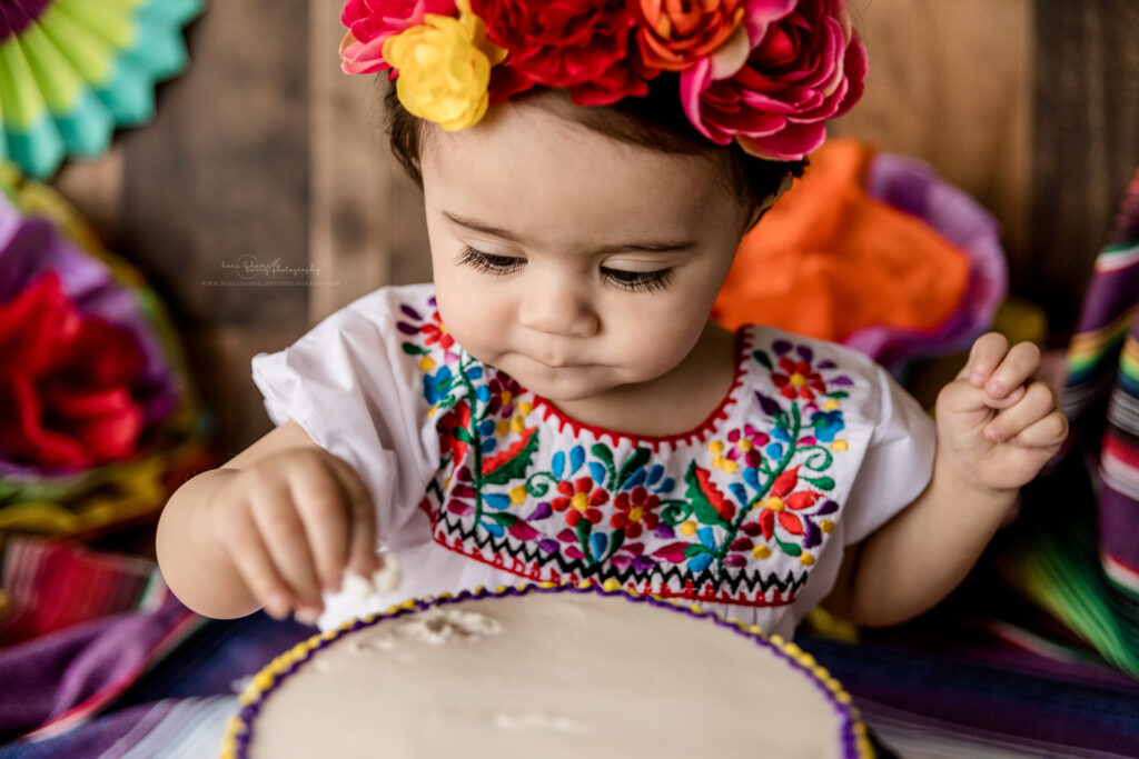 fiesta cake smash one year photography