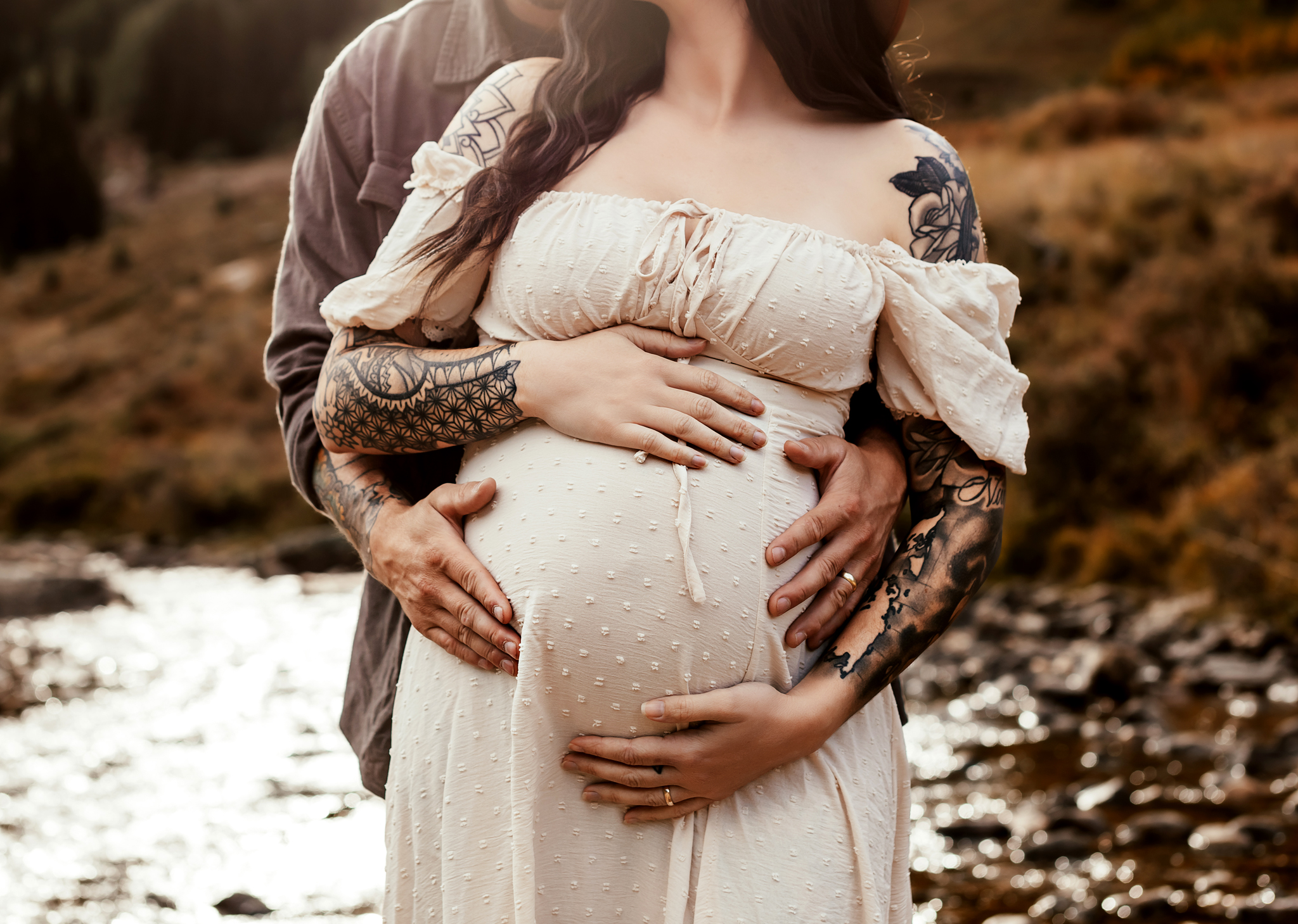 maternity photoshoot boho