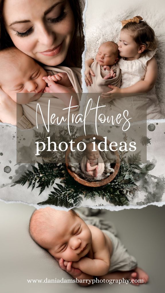 Neutral tones Newborn Photography