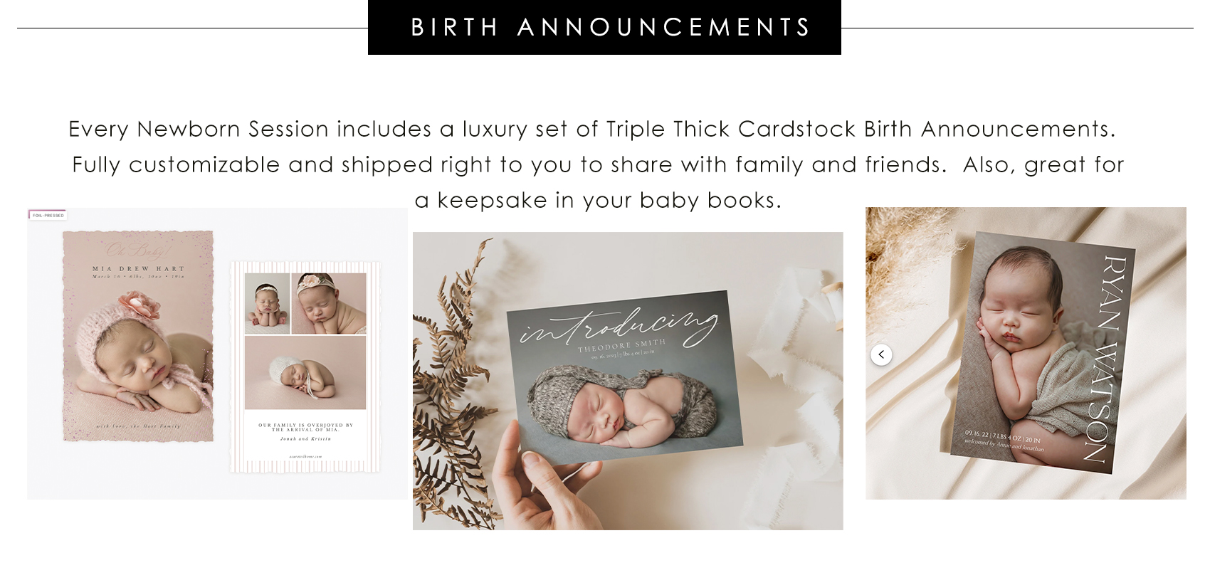 birth announcements