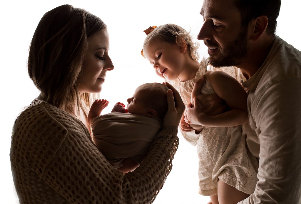 neutral tones newborn boy photography