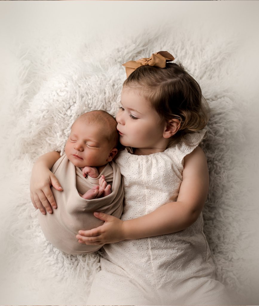 neutral tones newborn photos